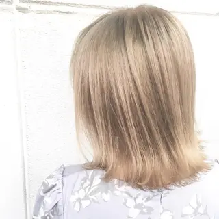 ミディアム カラー パーマ ヘアアレンジ ◆感動口コミ/最小顔 理論カット◆森口 峻のヘアスタイル