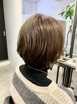 ショート カラー 中村 靖彬のヘアスタイル
