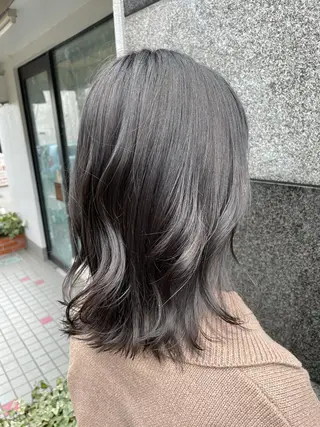 セミロング エクステ*美髪サロン KR2S河内長野店長のヘアスタイル