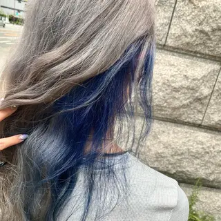 ロング カラー シールエクステ特化 ハイトーン、NANAのヘアスタイル