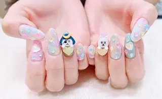 ネイル 手描きアート&推し活 🌟Wisteriaのネイルデザイン