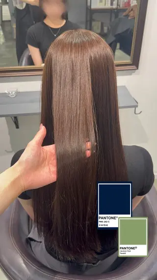 ロング カラー 【難波 心斎橋】 🐰Rio🤍のヘアスタイル