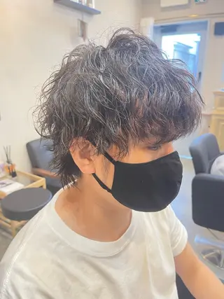 パーマ メンズ nowhere ノーウェアのヘアスタイル
