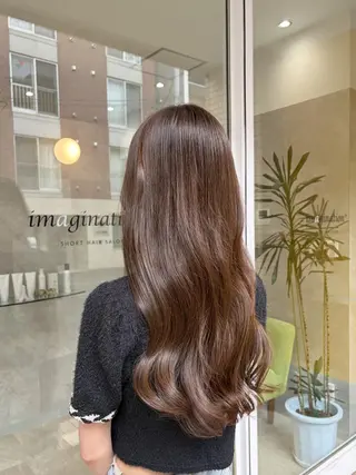 カラー 韓国ヘアケアブリーチ 莉奈のヘアスタイル