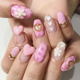 ネイル 渋谷/チップ長さ出し 👑アプレgel-xのネイルデザイン