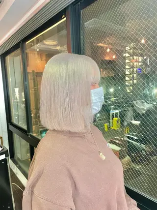 ショート カラー ヘアアレンジ 安田和洋 ブリーチカラー特化のヘアスタイル