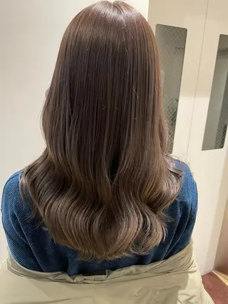 セミロング カラー 美髪形成!色素改善! 秋田 和輝のヘアスタイル
