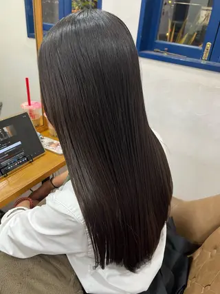 ロング 縮毛矯正🌟カラー╱ ╱いいじまのヘアスタイル