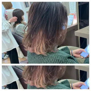 ミディアム サトウ レンマのヘアスタイル