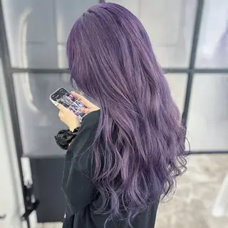 ロング カラー Ren. 🦋デザインカラーのヘアスタイル