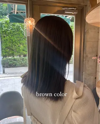 ミディアム カラー 🌱ぱっつとボブカ ット🌱/Ryotaのヘアスタイル