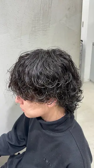 ショート パーマ メンズ 名古屋メンズパーマ /松井生のヘアスタイル