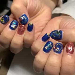 ネイル shizucream 痛デコネイル専門のネイルデザイン