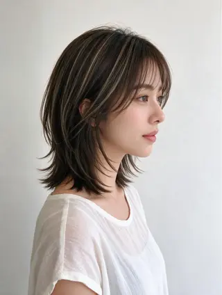ミディアム MATSU DAのヘアスタイル