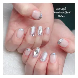 ミディアム ネイル 🐾enen style 🐾のネイルデザイン