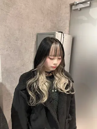 セミロング カラー 井口 泰輝のヘアスタイル