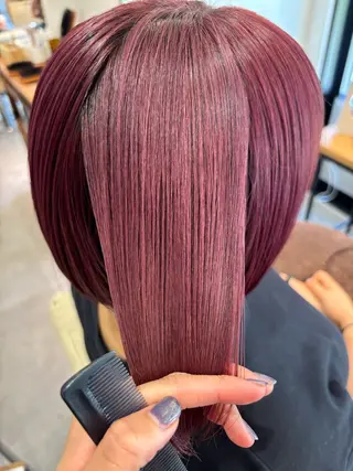 カラー 大川 愛未のヘアスタイル