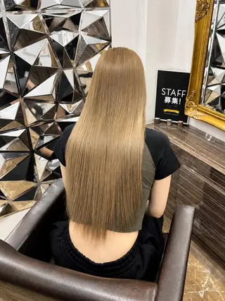 ロング カラー ヘアアレンジ LIP 大阪本店 エクステ MISAのヘアスタイル