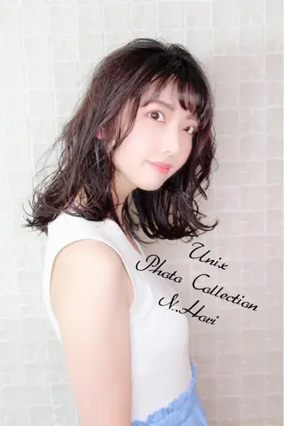 ミディアム カラー ヘアアレンジ UNIX N.horiiのその他イメージ