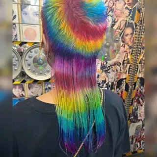 ショート カラー ヘアアレンジ キッズ KOYA コヤのヘアスタイル
