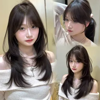 ロング モデル募集中🍒 ボブ縮毛✨Runaのヘアスタイル