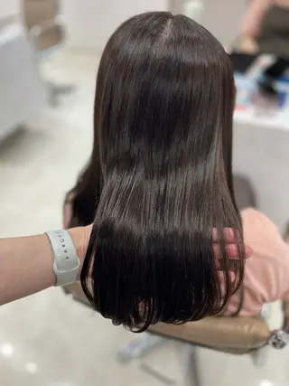 ミディアム カラー 🫧ぷる艶カラー🫧 Yuubi🦩のヘアスタイル