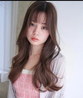 ロング 川井 英郁のヘアスタイル