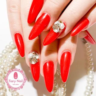 ネイル 💗🪽Tiary Nail🪽💗のネイルデザイン