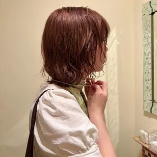 カラー パーマ 脩 子のヘアスタイル