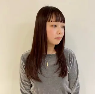 ロング 竹内 愛花のヘアスタイル