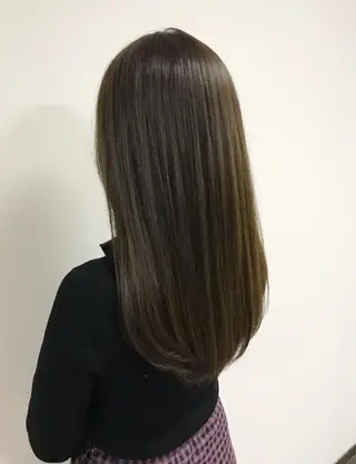 ロング 丹羽大喜 縮毛矯正/美髪矯正のヘアスタイル