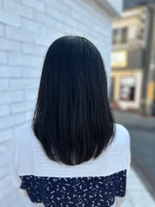 ミディアム preak まりののヘアスタイル