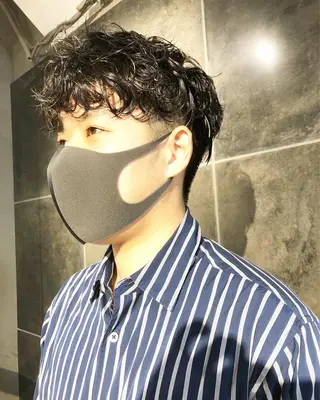 パーマ ヘアアレンジ メンズ メンズ特化✂️栗原 侑也のヘアスタイル