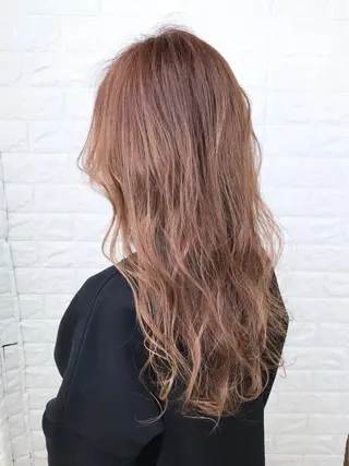 ロング カラー 髪質改善縮毛矯正 美容師✂️山崎竜二のヘアスタイル