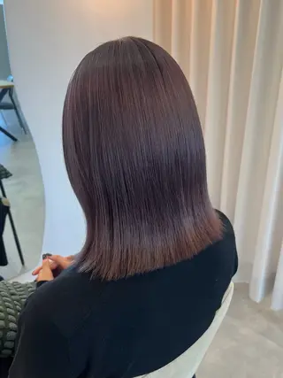 ミディアム カラー 駒場 まといのヘアスタイル