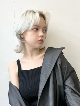 セミロング カラー HARU//原宿🤍 リピート率NO.1のヘアスタイル