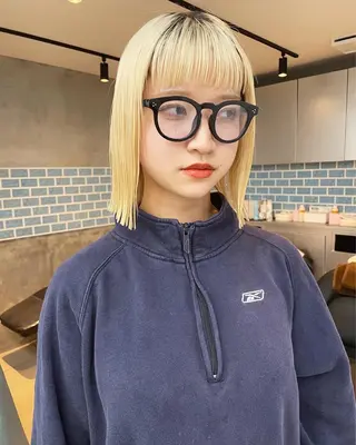 ショート カラー 👑ボブはお任せ ミヤノ👑のヘアスタイル