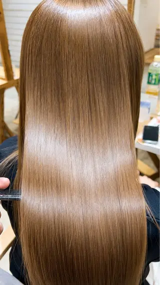 ロング 髪質改善美容師 大森勝馬のヘアスタイル