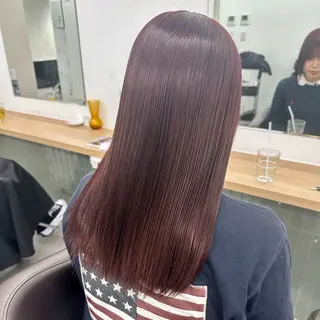 ミディアム カラー ブリーチなし/レイヤ ー特化🌈Tommyのヘアスタイル