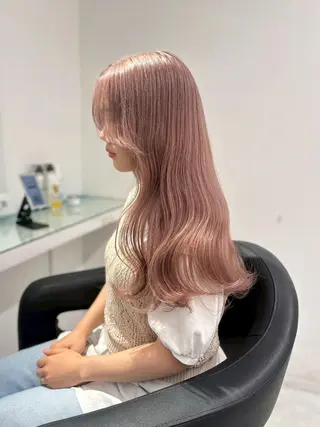 カラー 赤み消し🏹上品甘め トレンドカラー/横浜のヘアスタイル