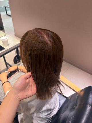 ショート カラー sawa⭐️/ 透明感カラー/艶髪のヘアスタイル