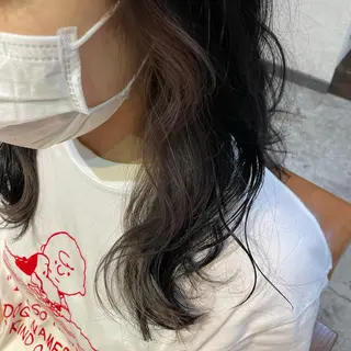 ロング カラー 北川 智海のヘアスタイル