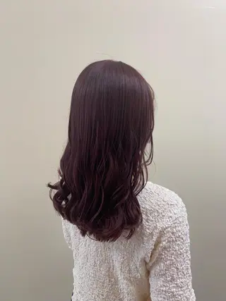 セミロング カラー 清村 和音のヘアスタイル