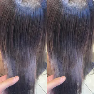 ロング 美髪矯正透明感カラー 江川 和輝のヘアスタイル