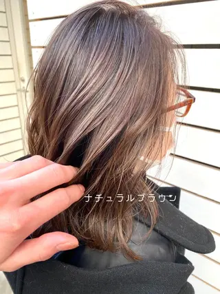 ミディアム CASANE 大橋康智のヘアスタイル
