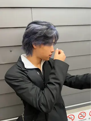 カラー ⚡️HARUTO⚡️ ハイトーン/デザインのヘアスタイル