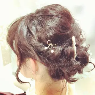 ミディアム カラー ヘアアレンジ mai /Lita中央橋のヘアスタイル