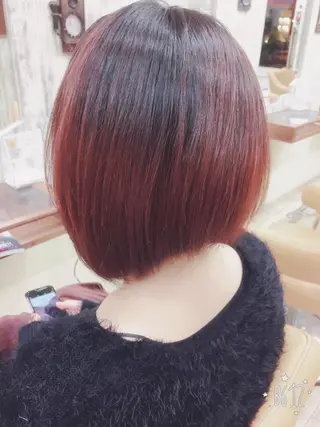 ミディアム 鈴木 悠のヘアスタイル