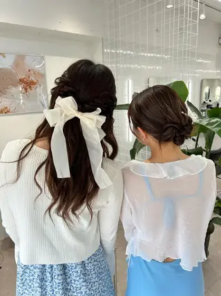 ロング カラー ヘアアレンジ ✨無料カット募集中✨ saho/ONYXのヘアスタイル