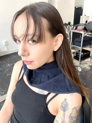 セミロング カラー ヘアアレンジ HARU//原宿🤍 リピート率NO.1のヘアスタイル